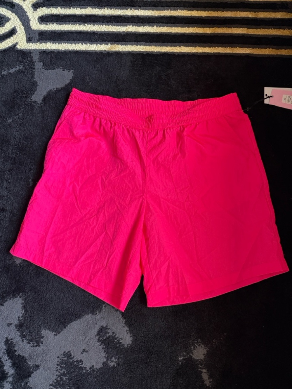 Future Collective Pink nylon shorts